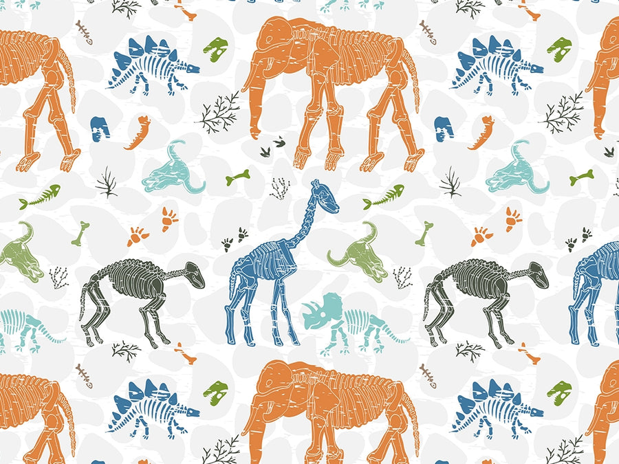 White Ice Dinosaur Vinyl Wrap Pattern~Rwraps Series 914 Digitally Printed Vinyl Wrap~0