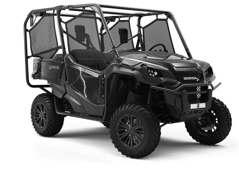 White Lightning Utility Vehicle Vinyl Wrap