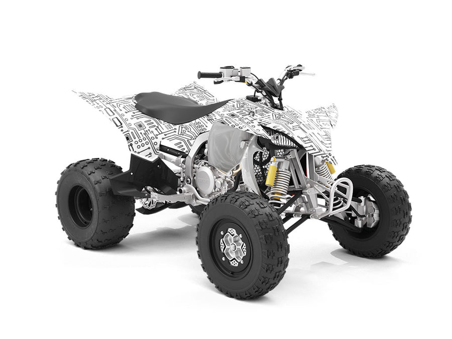 White Love Technology ATV Wrapping Vinyl