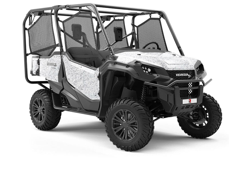 White Marmo Granite Utility Vehicle Vinyl Wrap
