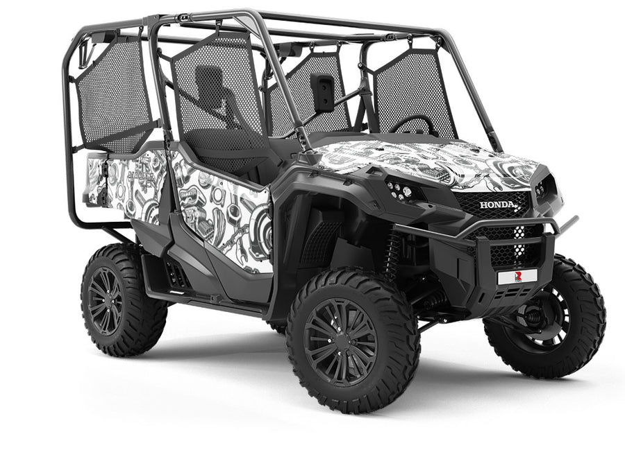 White Motor Cars Utility Vehicle Vinyl Wrap