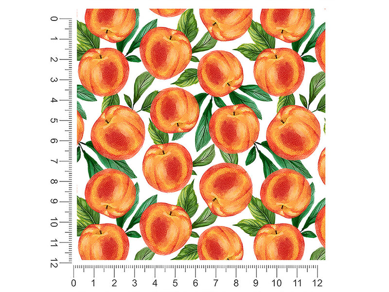 white peachy keen fruit 1ft x 1ft Craft Sheets