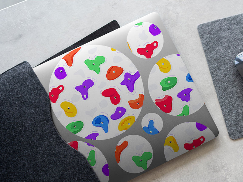white rock wall sport DIY Laptop Stickers