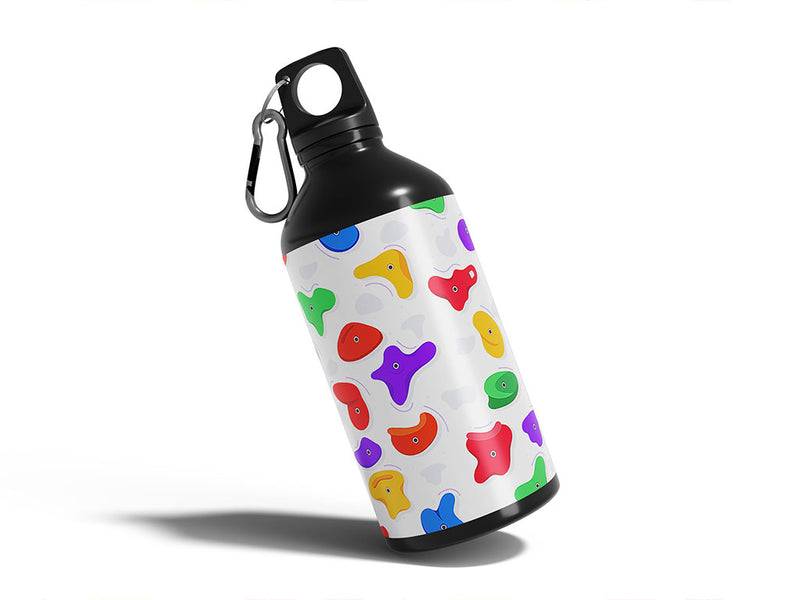 white rock wall sport Water Bottle DIY Stickers