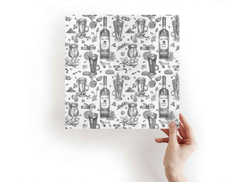 white spiced alcohol Craft Sheets