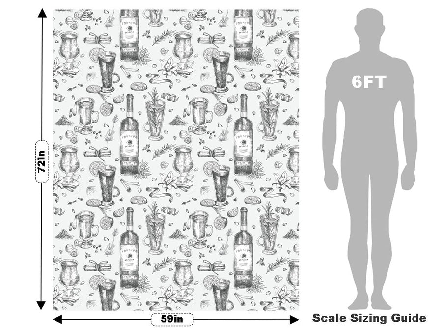 White Spiced Alcohol Vehicle Wrap Scale~Rwraps Series 914 White Spiced Alcohol Measurements~1