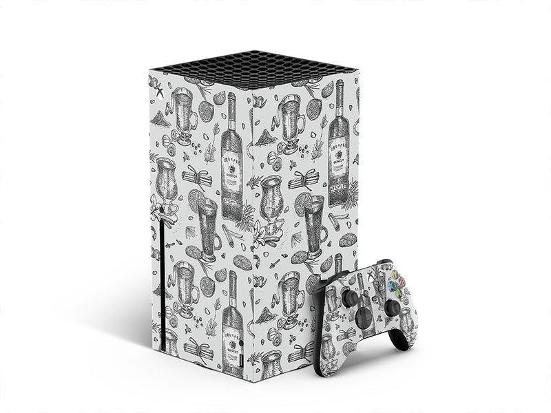 white spiced alcohol XBOX DIY Decal