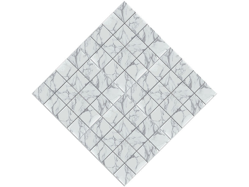 White Square Tile Vinyl Wrap Pattern