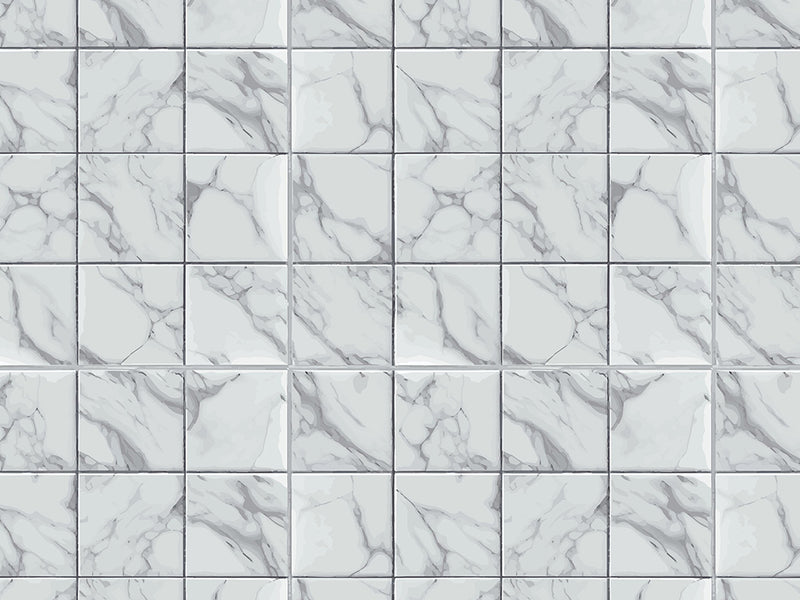 White Square Tile Vinyl Wrap Pattern~Rwraps Series 914 Digitally Printed Vinyl Wrap~0