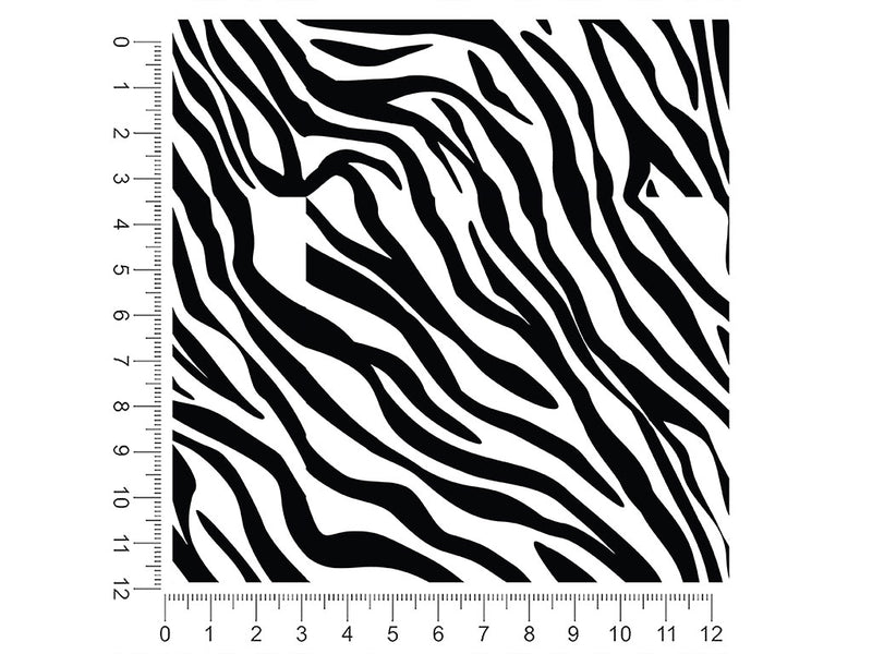 white tiger animal print 1ft x 1ft Craft Sheets