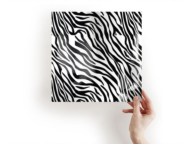 white tiger animal print Craft Sheets