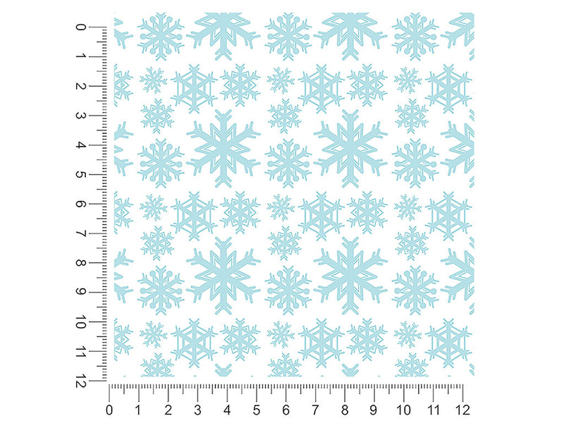 white winter snowflake 1ft x 1ft Craft Sheets