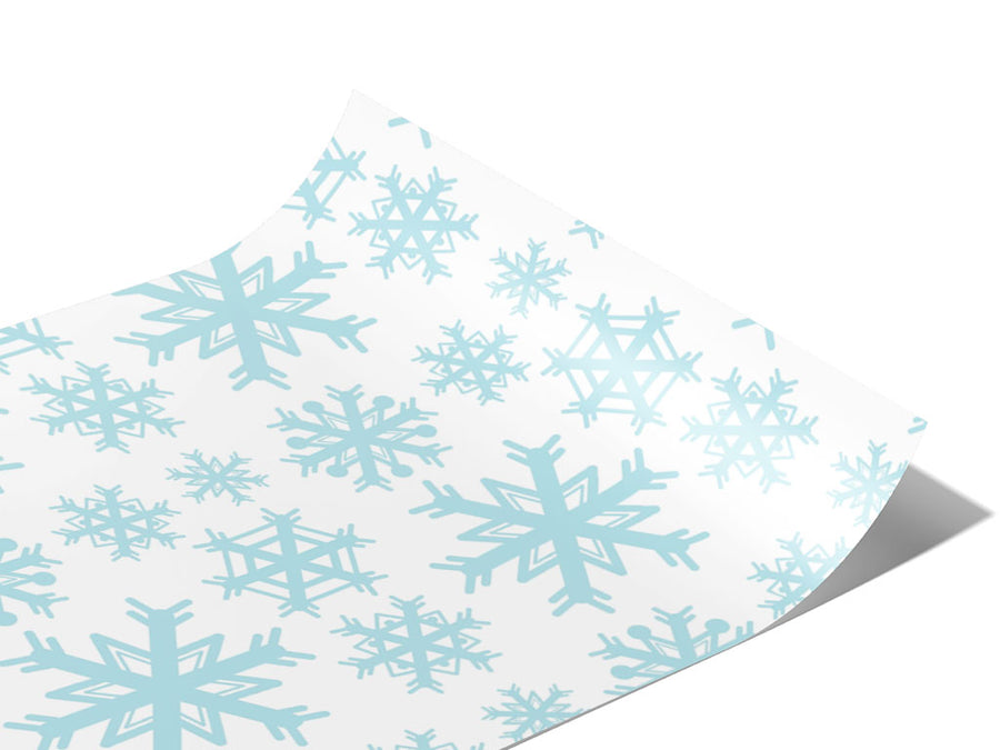White Winter Snow Vinyl Wraps~Rwraps Series 914 Digitally Printed Vinyl Wrap~0