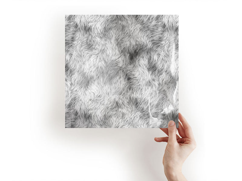 white wolf animal print Craft Sheets