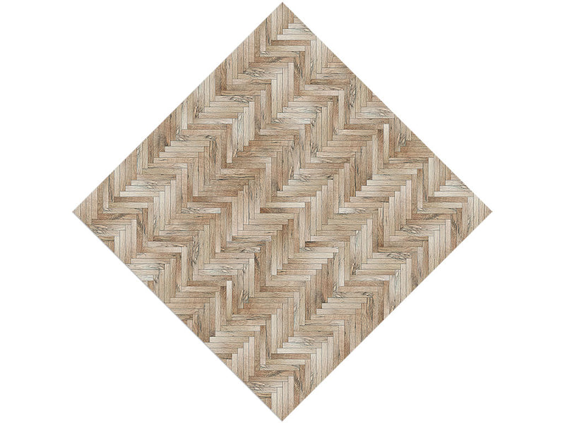 Whitewash Wooden Parquet Vinyl Wrap Pattern
