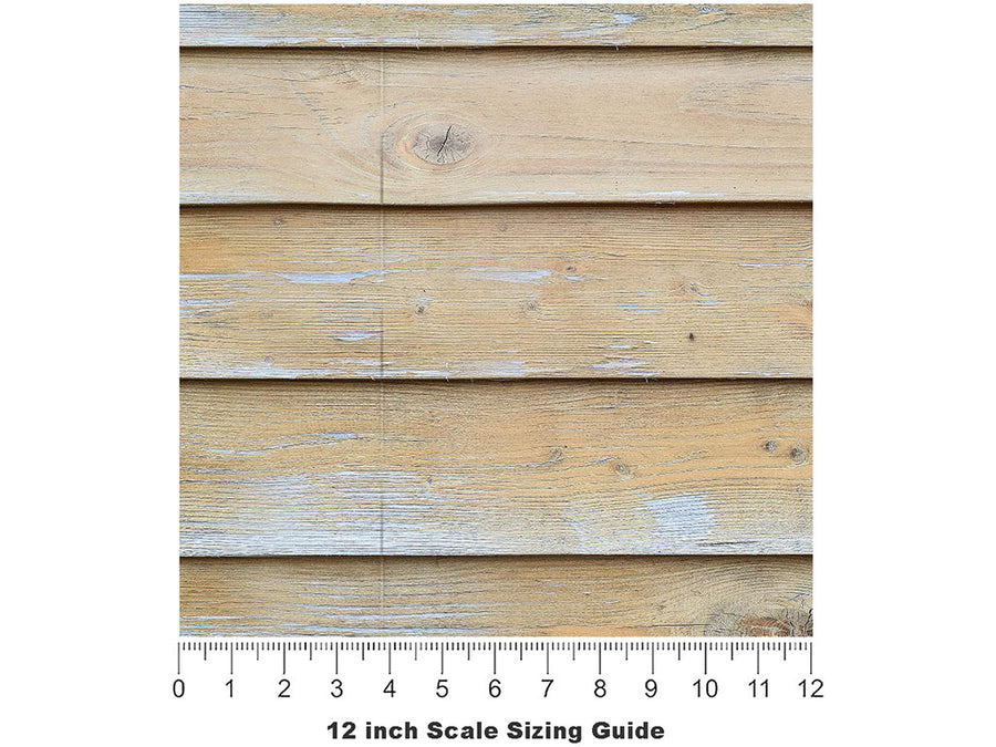 Whitewash Wood Plank Vinyl Film Pattern Size 12 inch Scale~Rwraps Whitewash Wood Plank Sizing Chart~3