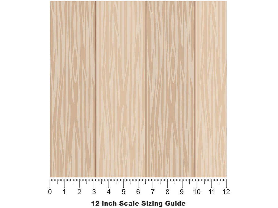 Whitewash Wood Plank Vinyl Film Pattern Size 12 inch Scale~Rwraps Whitewash Wood Plank Sizing Chart~3