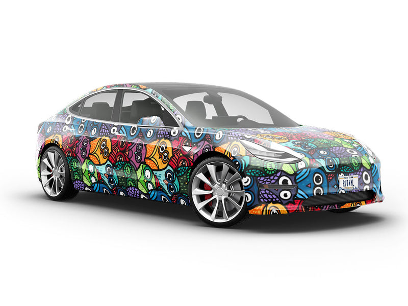 Who is There Birds Vehicle Vinyl Wrap