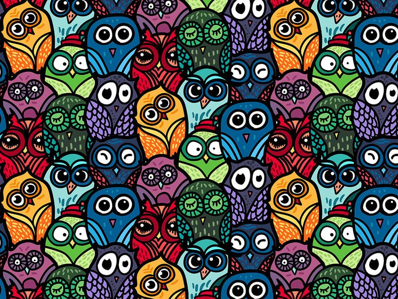 Who is There Birds Vinyl Wrap Pattern~Rwraps Series 914 Digitally Printed Vinyl Wrap~0