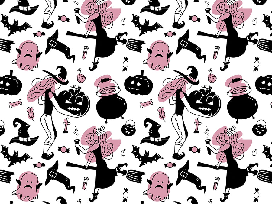 Wiccan Hipster Witch Vinyl Wrap Pattern~Rwraps Series 914 Digitally Printed Vinyl Wrap~0
