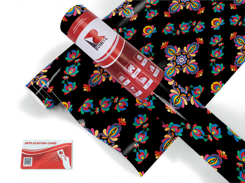 wicked flower art deco Craft Vinyl Roll