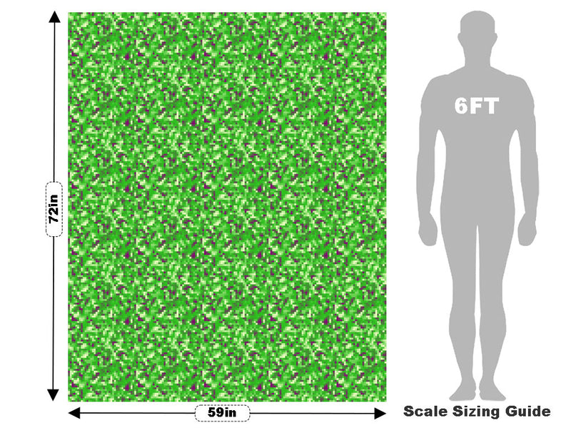 Wicked Malachite Pixel Vehicle Wrap Scale~Rwraps Series 914 Wicked Malachite Pixel Measurements~1