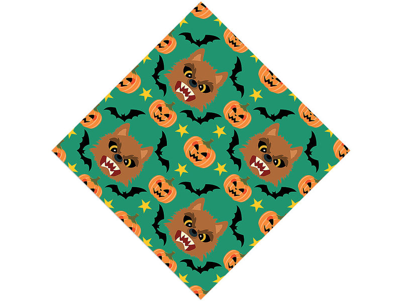 Wicked Werewolf Halloween Vinyl Wrap Pattern