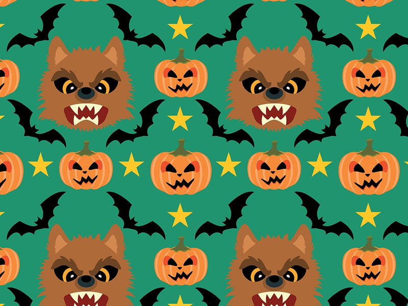 Wicked Werewolf Halloween Vinyl Wrap Pattern~Rwraps Series 914 Digitally Printed Vinyl Wrap~0