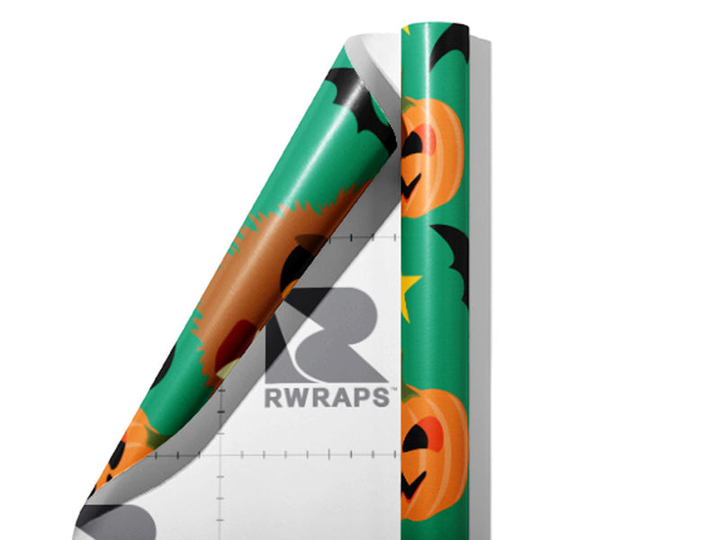 Wicked Werewolf Halloween Wrap Film Sheets~Rwraps Series 914 Wicked Werewolf Halloween Scrolled Sheet~3
