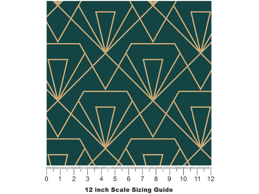 Wide Stance Art Deco Vinyl Film Pattern Size 12 inch Scale~Rwraps Wide Stance Art Deco Sizing Chart~2