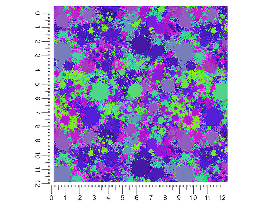 wild ride paint splatter 1ft x 1ft Craft Sheets