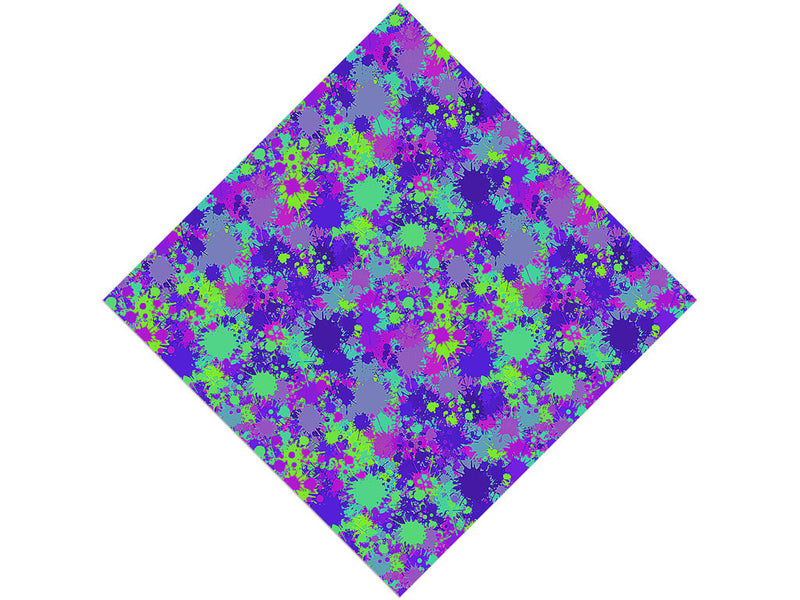 Wild Ride Paint Splatter Vinyl Wrap Pattern