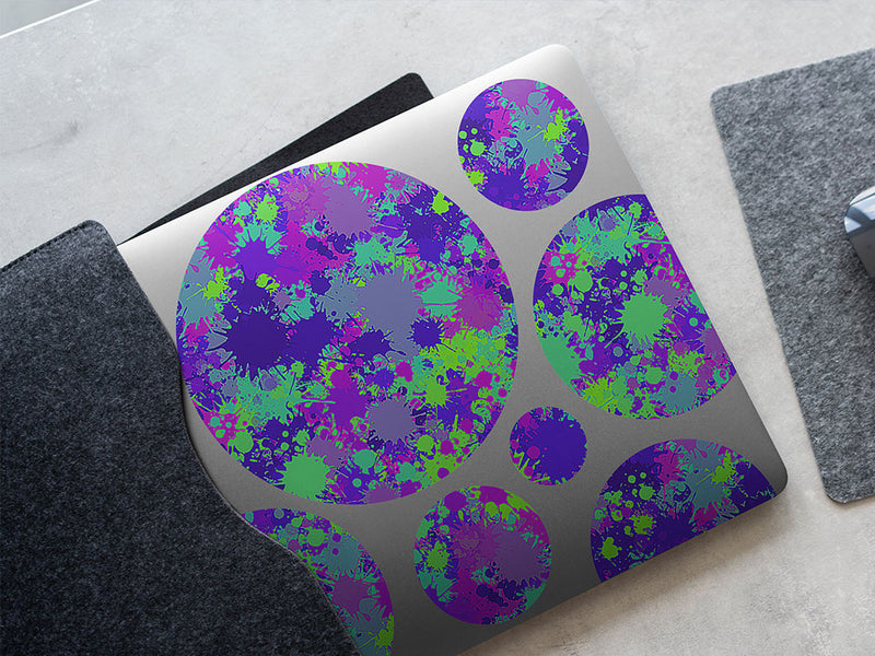 wild ride paint splatter DIY Laptop Stickers