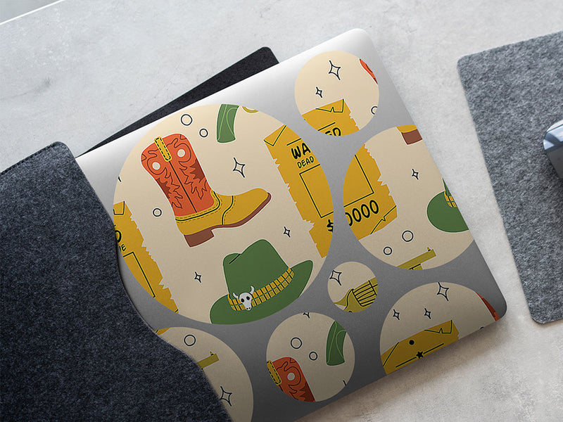 wild west DIY Laptop Stickers