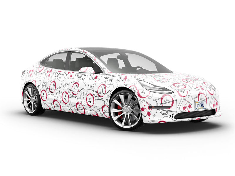 Wine Stains Alcohol Vehicle Vinyl Wrap