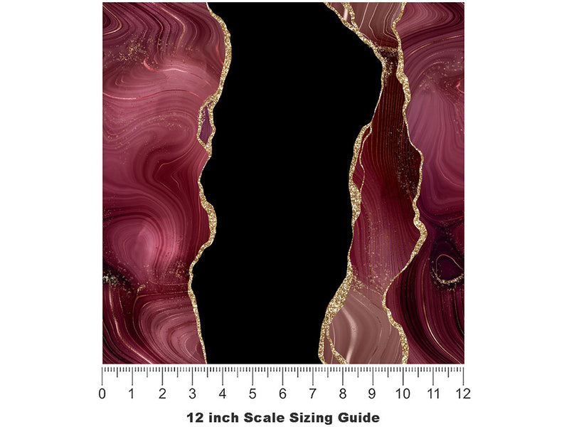 Wine Tasting Gemstone Vinyl Film Pattern Size 12 inch Scale~Rwraps Wine Tasting Gemstone Sizing Chart~2
