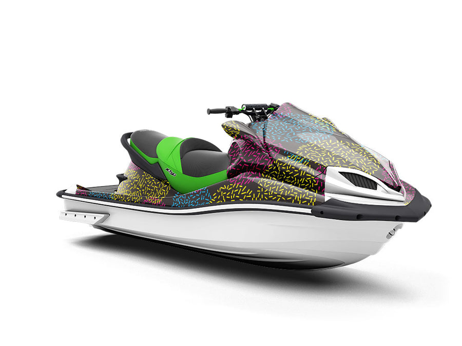 Winners Celebration Abstract Jet Ski Vinyl Customized Wrap