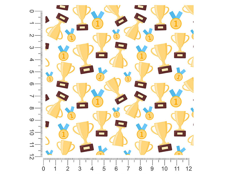 winning medals sport 1ft x 1ft Craft Sheets