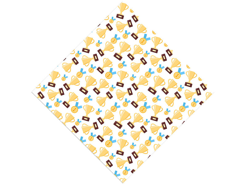 Winning Medals Sport Vinyl Wrap Pattern