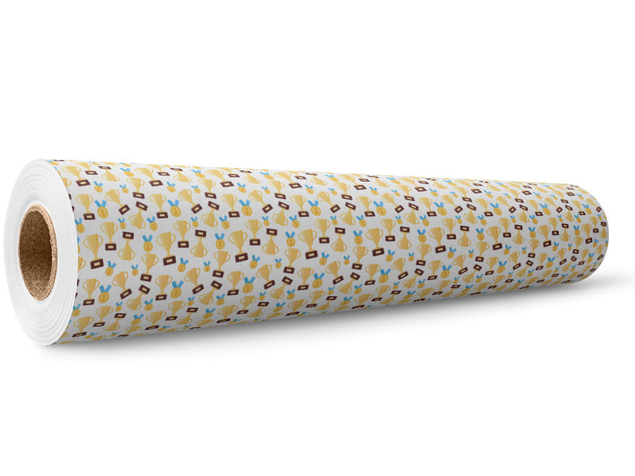 Winning Medals Sport Wrap Film Wholesale Roll~Rwraps Series 914 Digitally Printed Vinyl Roll~5