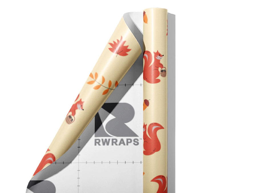 Winter Approaches Rodent Wrap Film Sheets~Rwraps Series 914 Winter Approaches Rodent Scrolled Sheet~3