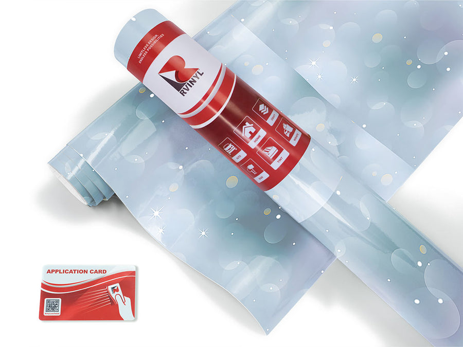 winter crisp bokeh Craft Vinyl Roll