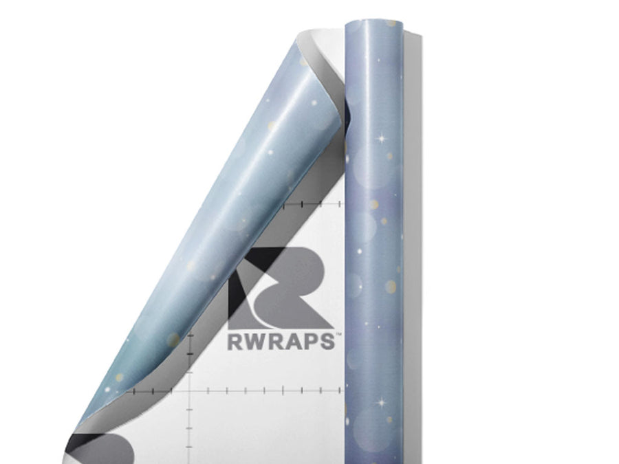 Winter Crisp Bokeh Wrap Film Sheets~Rwraps Series 914 Winter Crisp Bokeh Scrolled Sheet~3