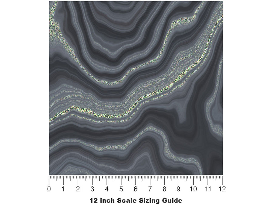 Winter Mornings Gemstone Vinyl Film Pattern Size 12 inch Scale~Rwraps Winter Mornings Gemstone Sizing Chart~2