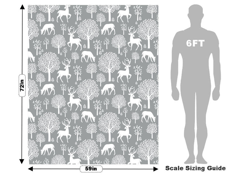 Winter Wonderland Animal Vehicle Wrap Scale~Rwraps Series 914 Winter Wonderland Animal Measurements~1