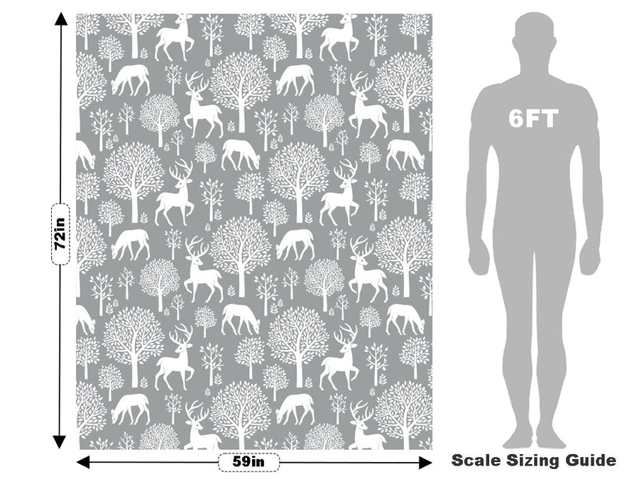 Winter Wonderland Animal Vehicle Wrap Scale~Rwraps Series 914 Winter Wonderland Animal Measurements~1