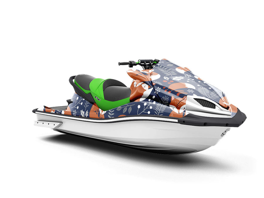 Winter Woods Animal Jet Ski Vinyl Customized Wrap