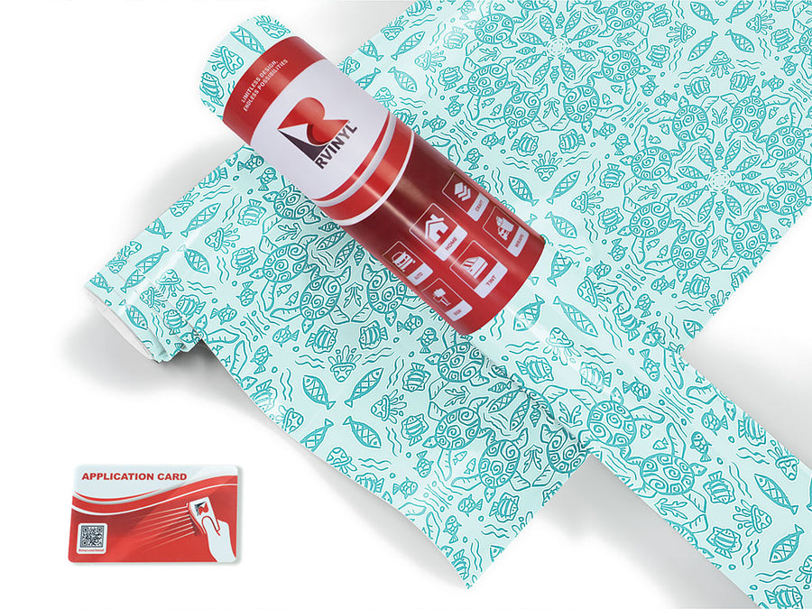 wise mandala fresh water Craft Vinyl Roll