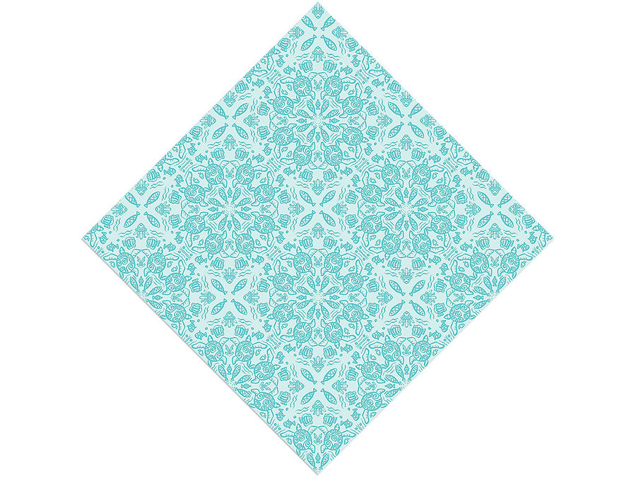 Wise Mandala Marine Life Vinyl Wrap Pattern