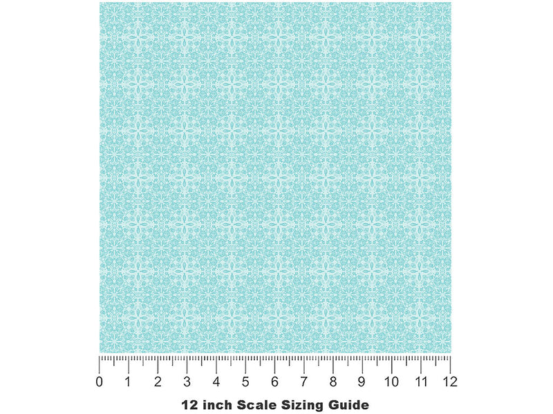 Wise Mandala Marine Life Vinyl Film Pattern Size 12 inch Scale~Rwraps Wise Mandala Marine Life Sizing Chart~2